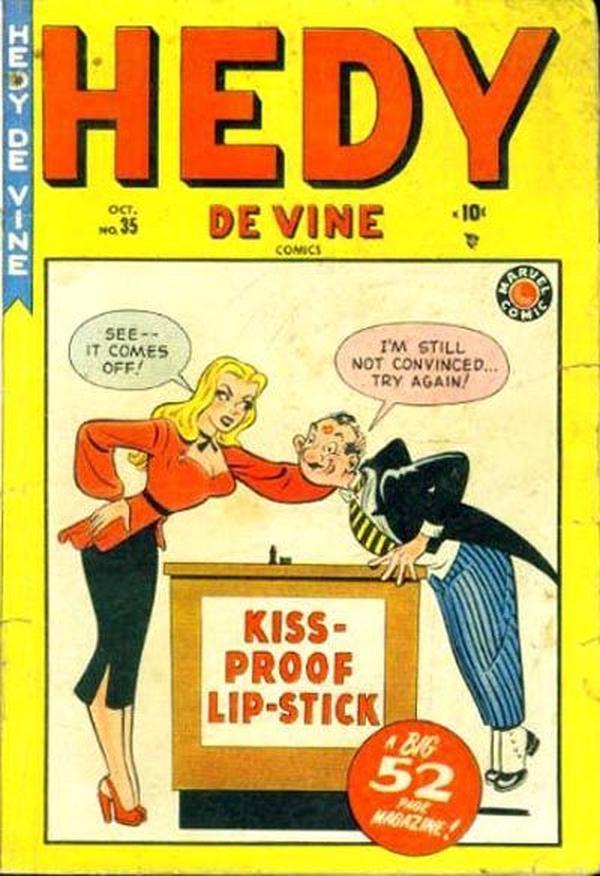 Hedy De Vine Comics #35 cover
