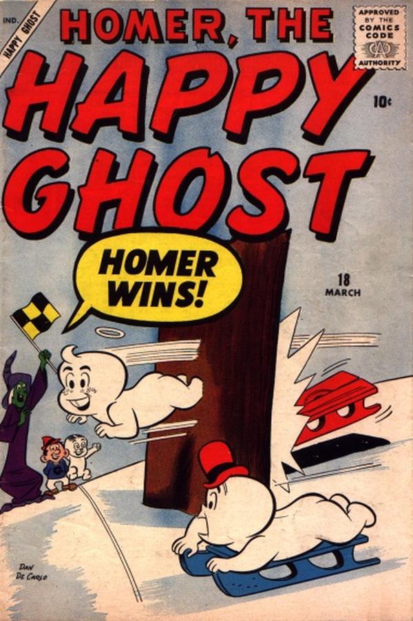 Homer, the Happy Ghost #18 cover