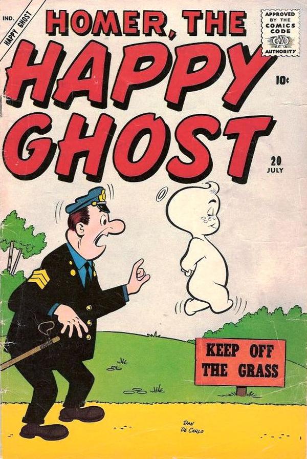 Homer, the Happy Ghost #20 cover