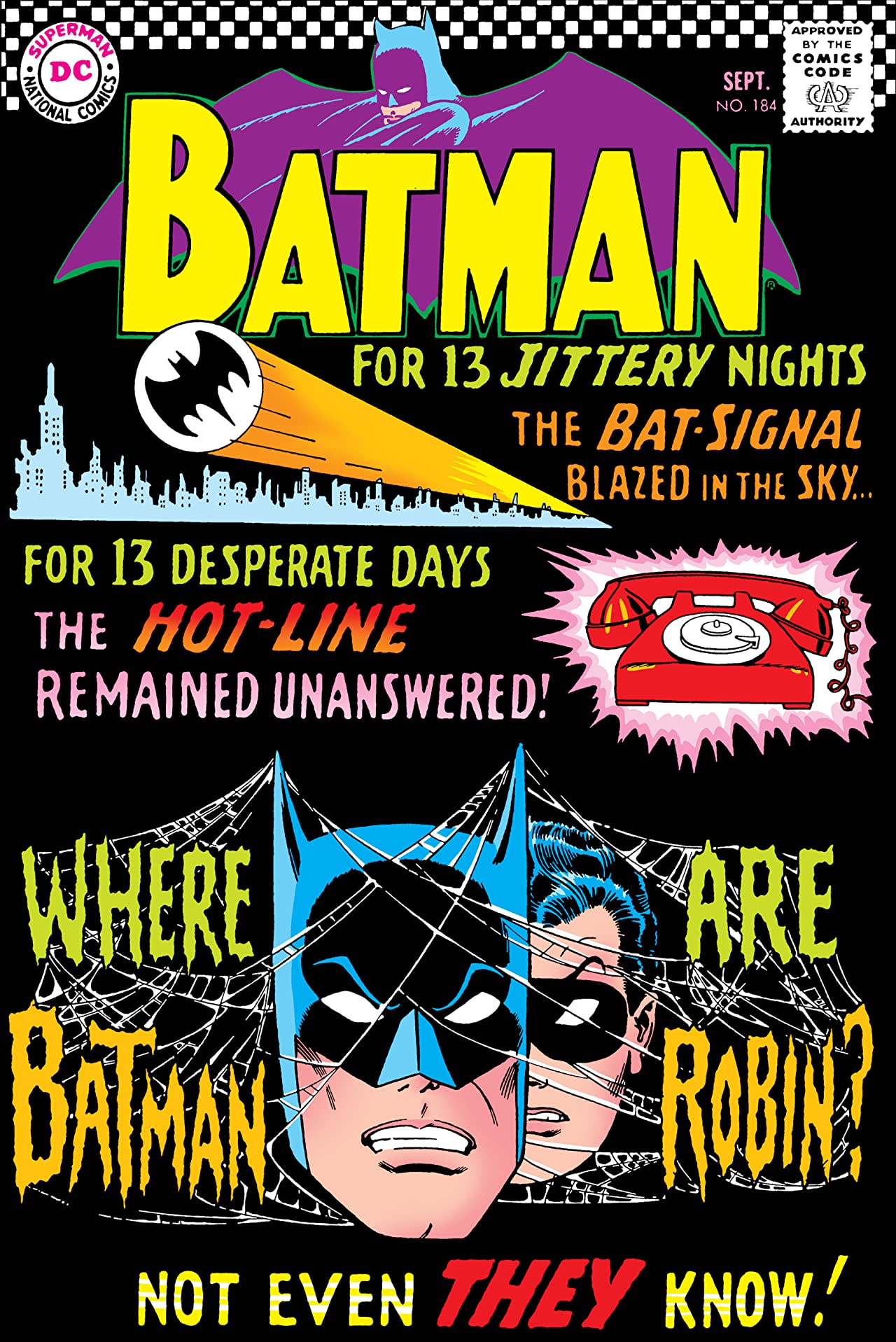 Batman #184 cover
