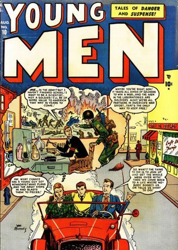 Young Men #10 cover