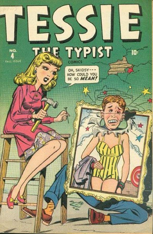 Tessie the Typist Comics #4 cover