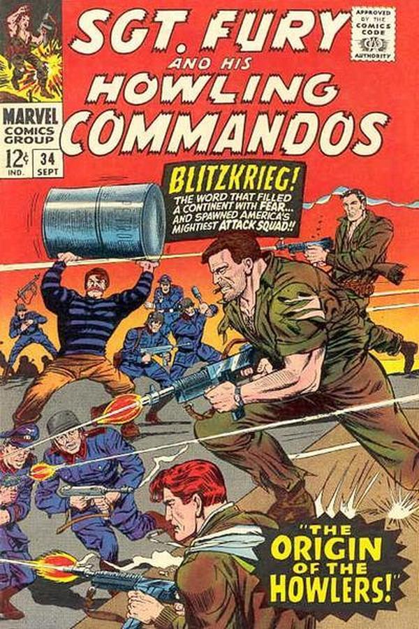 Sgt. Fury #34 cover