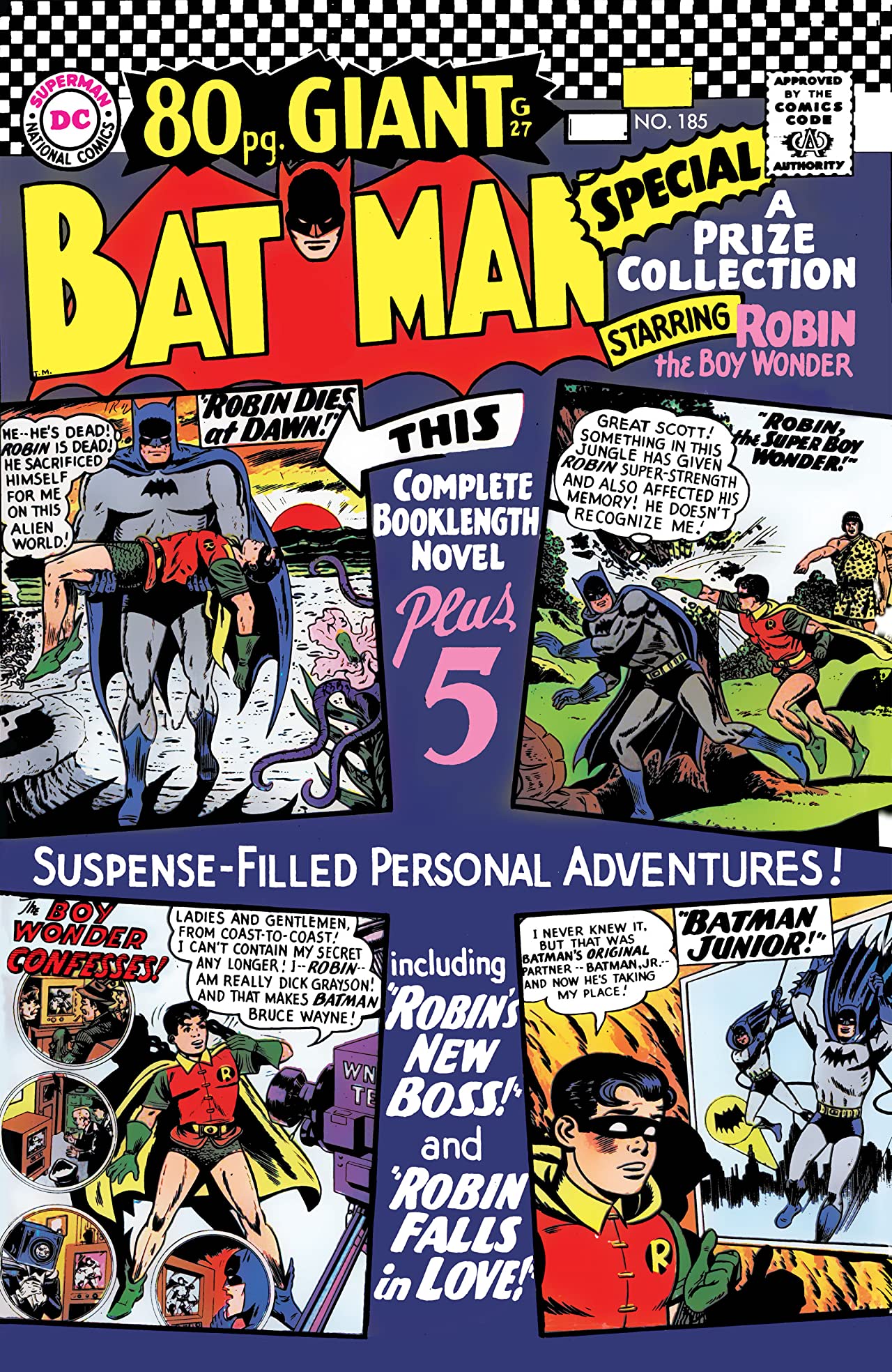 Batman #185 cover