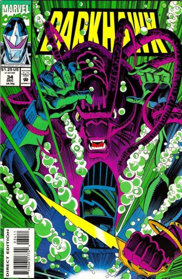 Darkhawk #34 cover