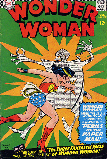 Wonder Woman #165 cover