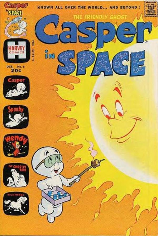 Casper in Space #8 cover