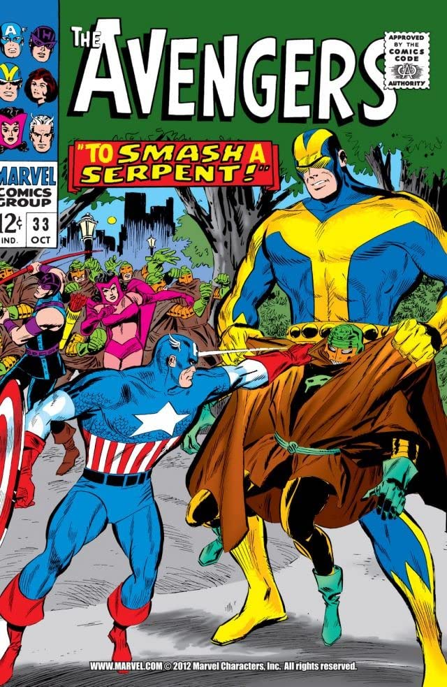 The Avengers #33 cover