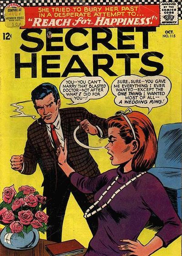 Secret Hearts #115 cover