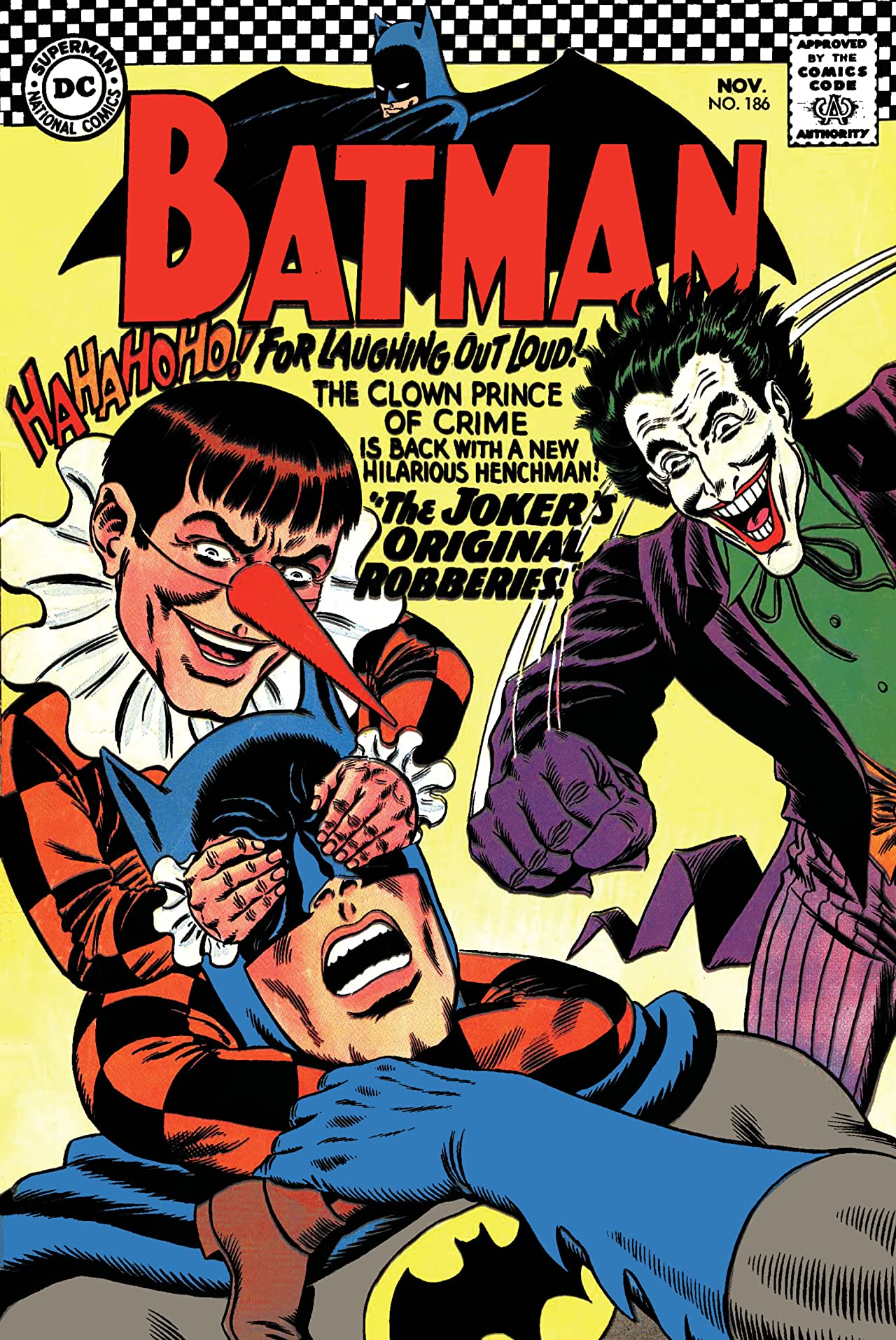 Batman #186 cover
