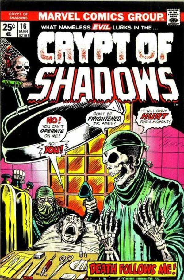 Crypt of Shadows #16 cover