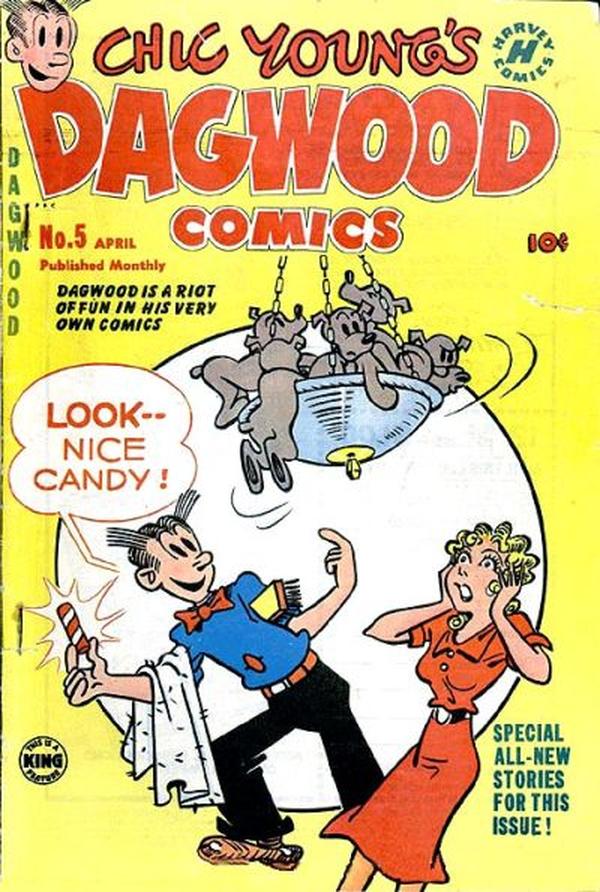 Chic Young's Dagwood Comics #5 cover