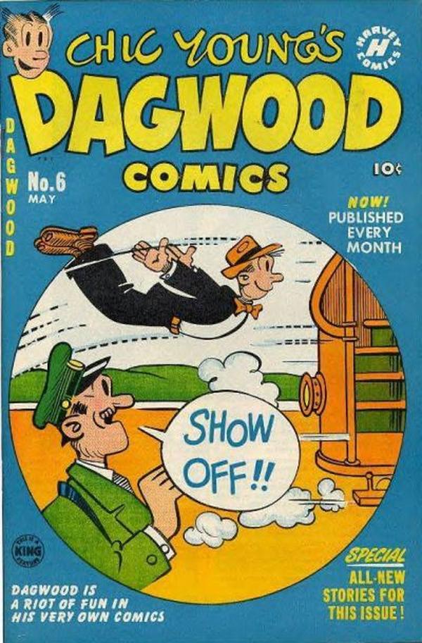 Chic Young's Dagwood Comics #6 cover