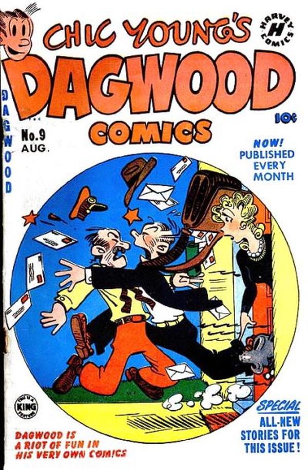 Chic Young's Dagwood Comics #9 cover