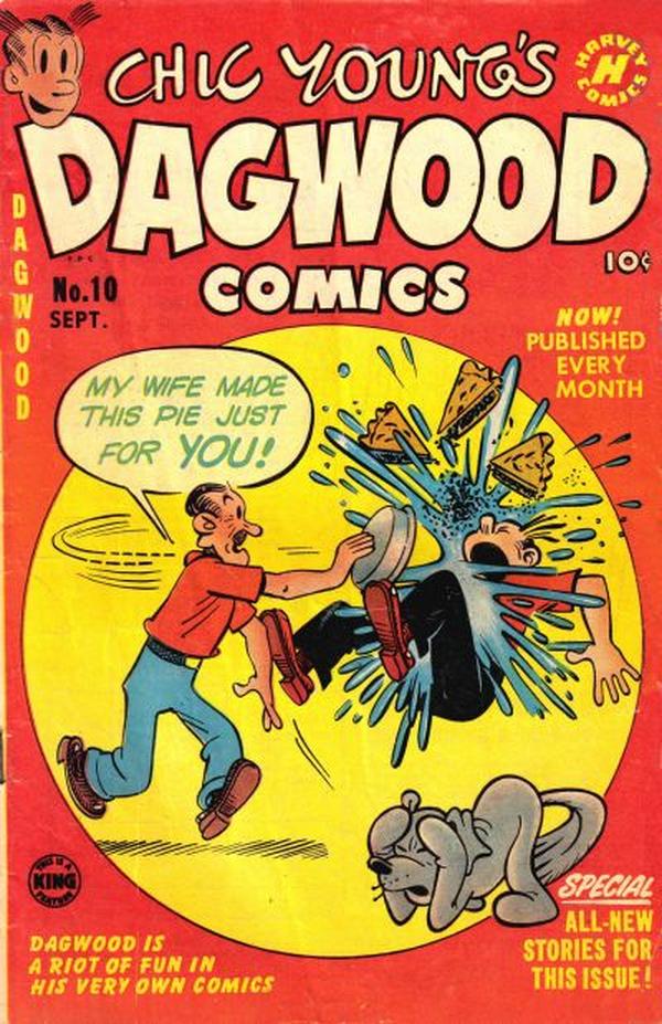 Chic Young's Dagwood Comics #10 cover