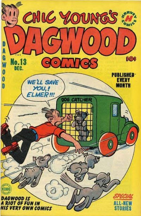 Chic Young's Dagwood Comics #13 cover