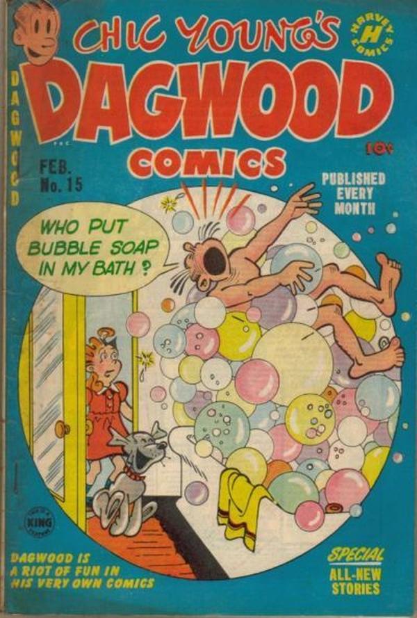 Chic Young's Dagwood Comics #15 cover
