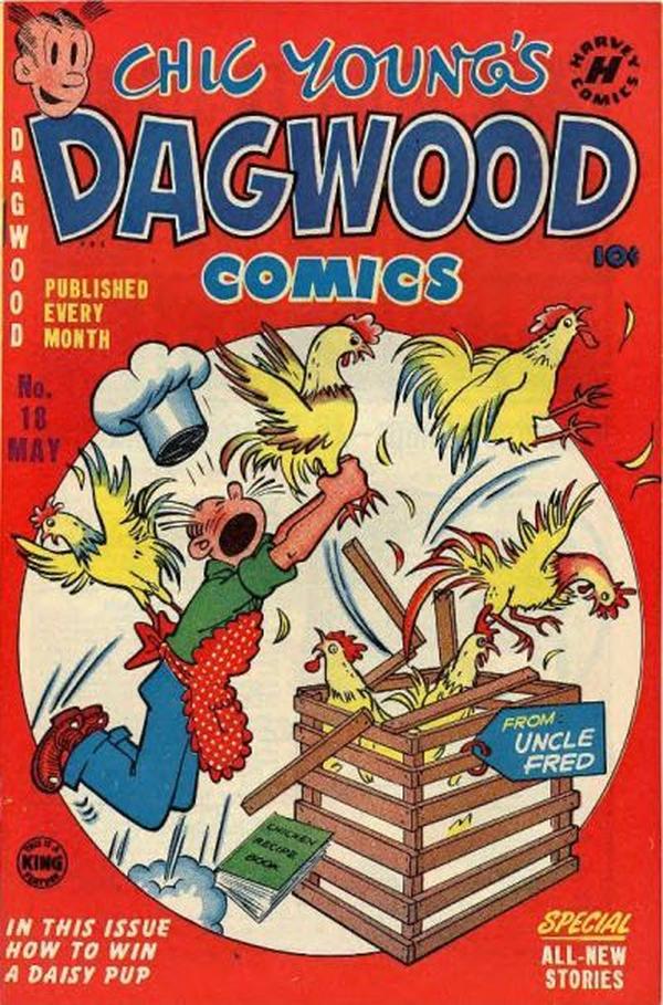 Chic Young's Dagwood Comics #18 cover