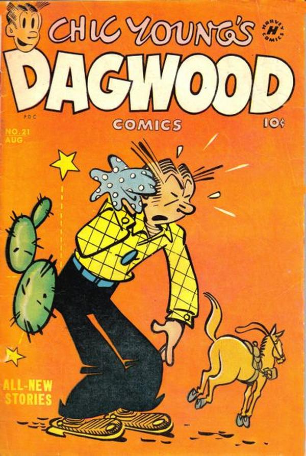 Chic Young's Dagwood Comics #21 cover