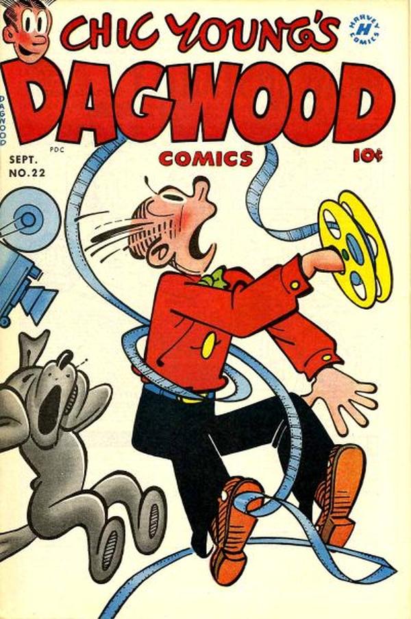 Chic Young's Dagwood Comics #22 cover