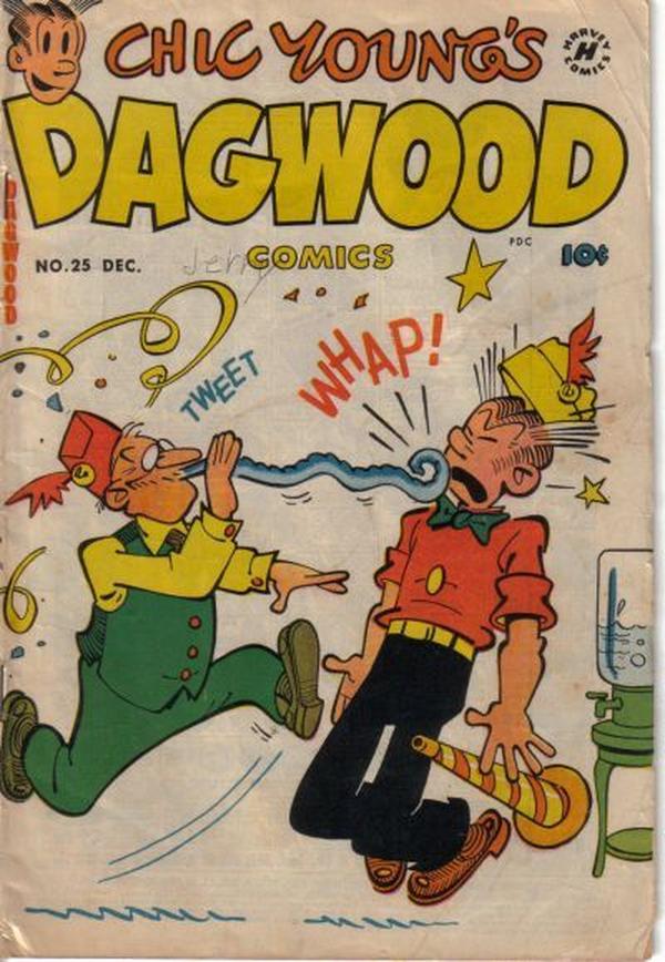 Chic Young's Dagwood Comics #25 cover