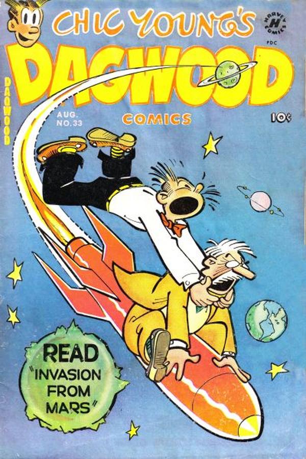 Chic Young's Dagwood Comics #33 cover