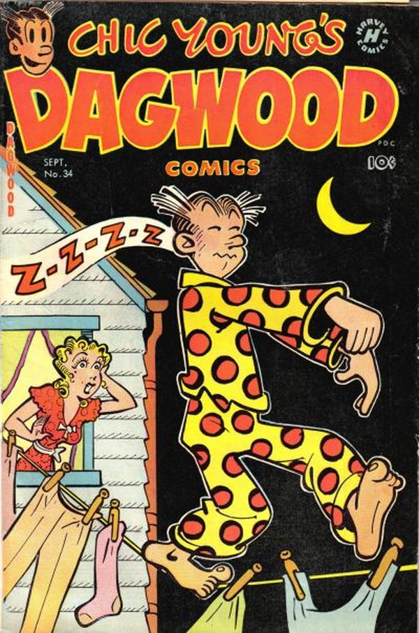 Chic Young's Dagwood Comics #34 cover