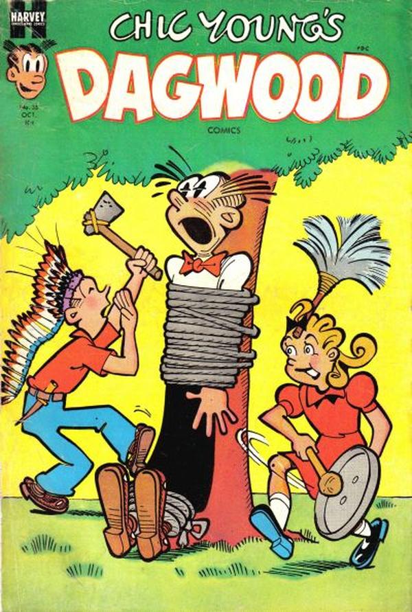 Chic Young's Dagwood Comics #35 cover