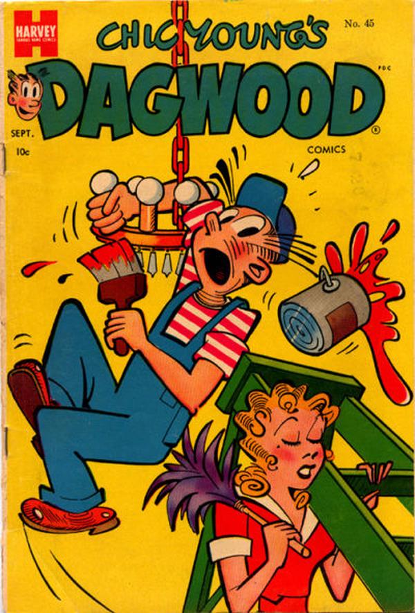 Chic Young's Dagwood Comics #45 cover