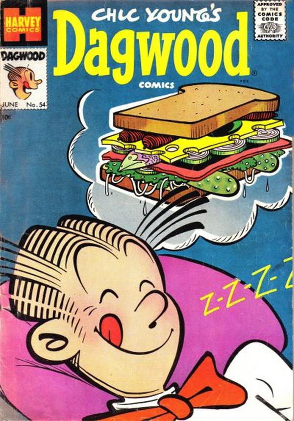 Chic Young's Dagwood Comics #54 cover