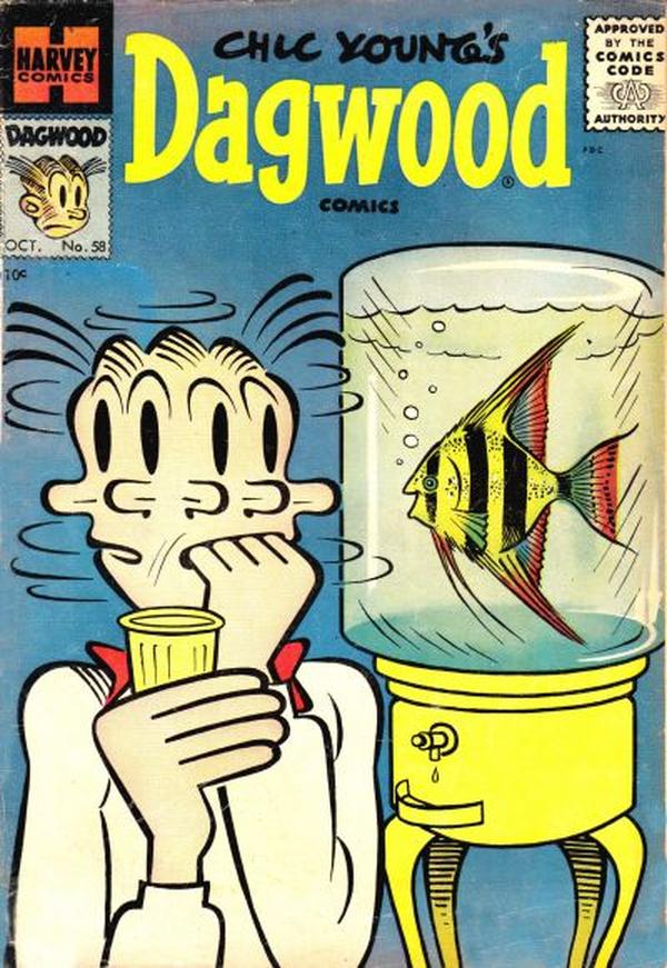 Chic Young's Dagwood Comics #58 cover