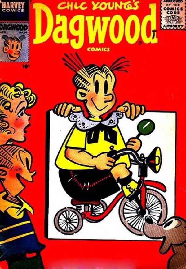 Chic Young's Dagwood Comics #64 cover