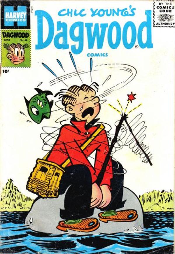Chic Young's Dagwood Comics #66 cover