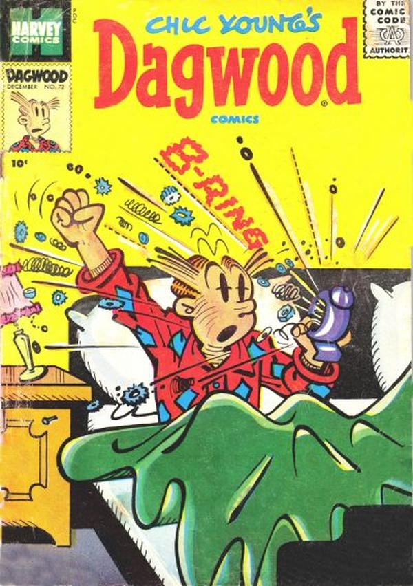 Chic Young's Dagwood Comics #72 cover