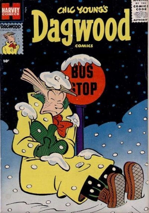 Chic Young's Dagwood Comics #74 cover