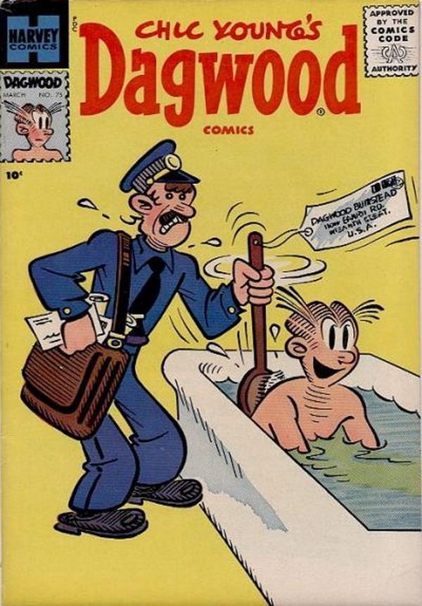 Chic Young's Dagwood Comics #75 cover