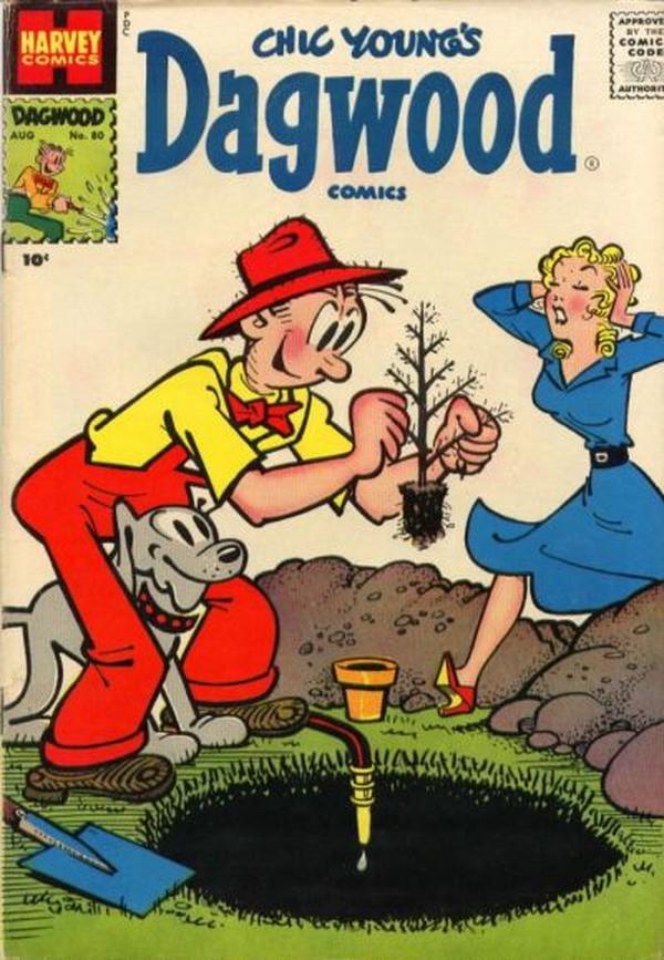 Chic Young's Dagwood Comics #80 cover