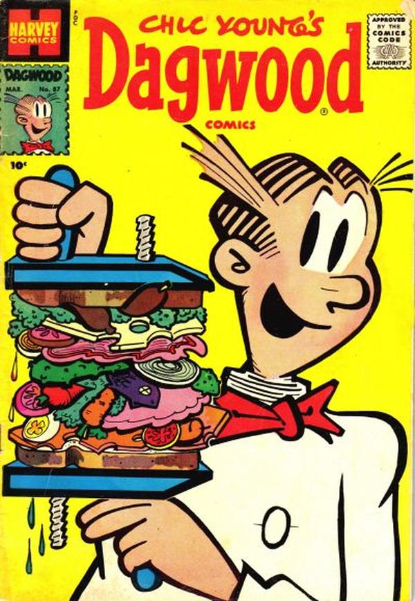 Chic Young's Dagwood Comics #87 cover