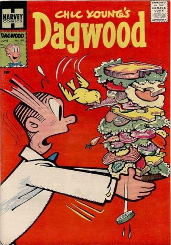 Chic Young's Dagwood Comics #90 cover