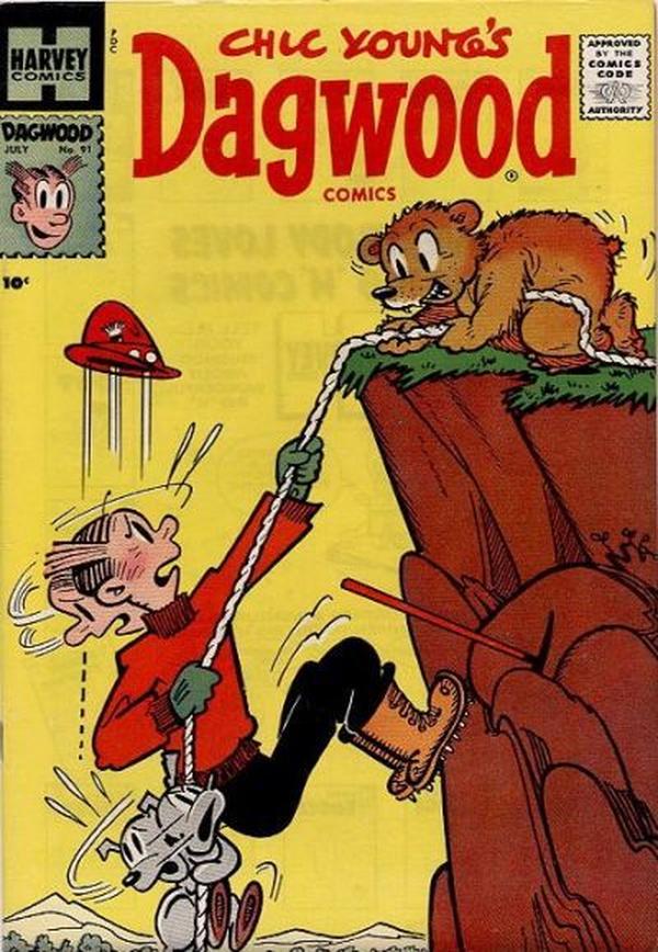 Chic Young's Dagwood Comics #91 cover