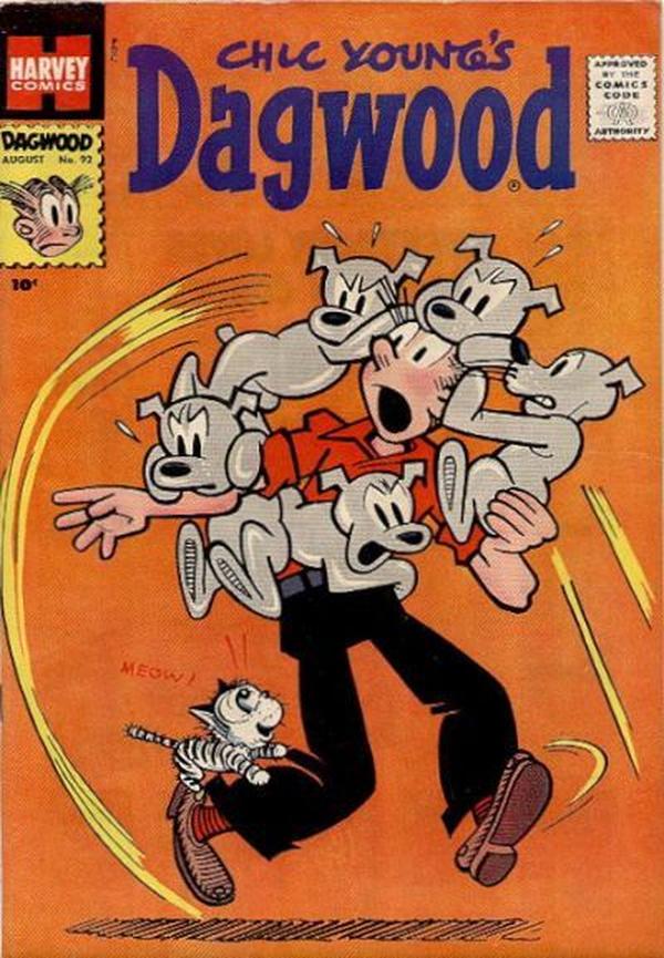 Chic Young's Dagwood Comics #92 cover