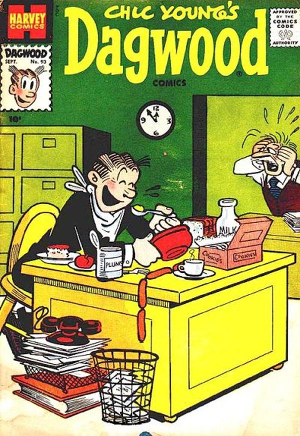Chic Young's Dagwood Comics #93 cover