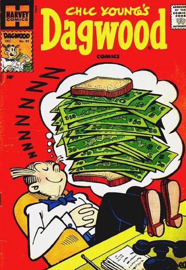 Chic Young's Dagwood Comics #95 cover