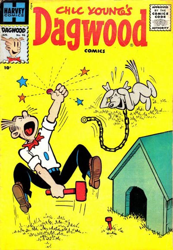 Chic Young's Dagwood Comics #96 cover