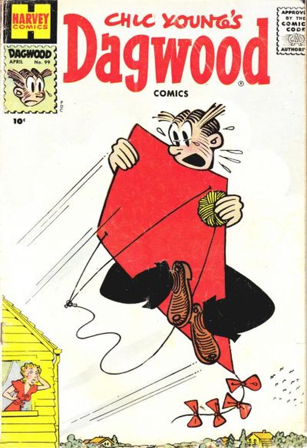 Chic Young's Dagwood Comics #99 cover