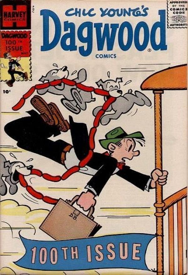 Chic Young's Dagwood Comics #100 cover