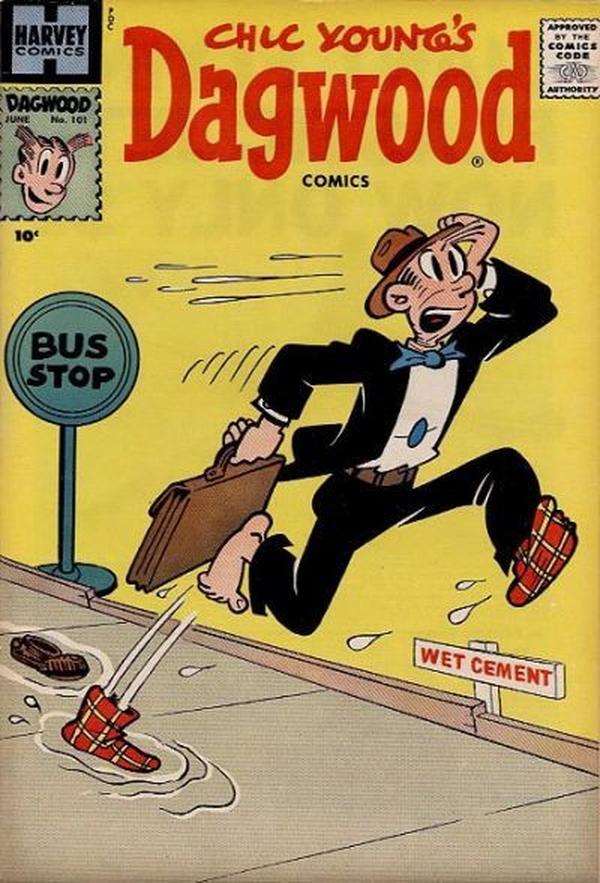 Chic Young's Dagwood Comics #101 cover