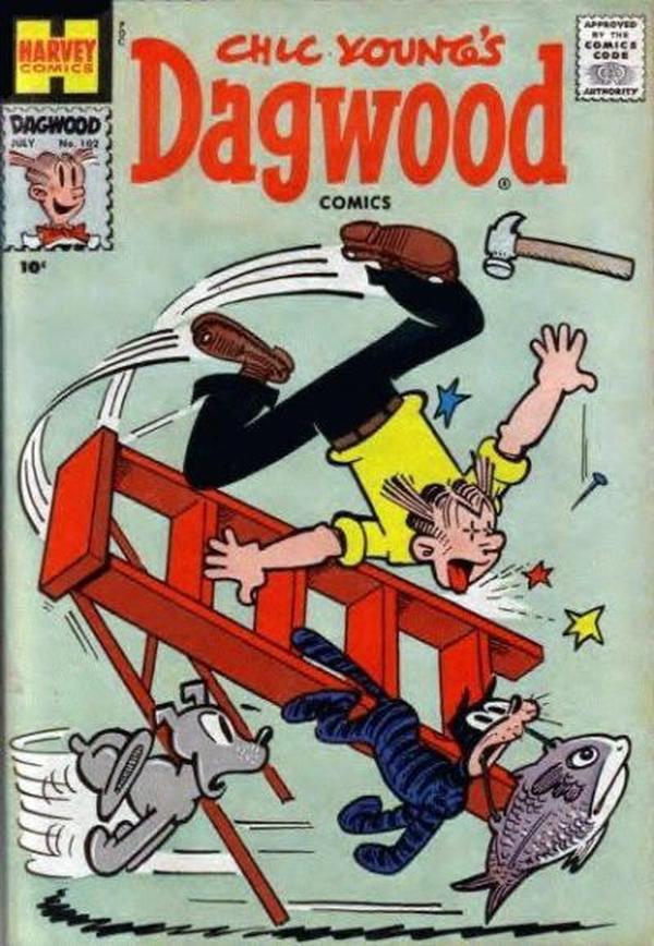Chic Young's Dagwood Comics #102 cover