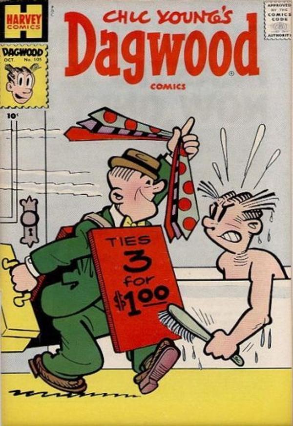 Chic Young's Dagwood Comics #105 cover