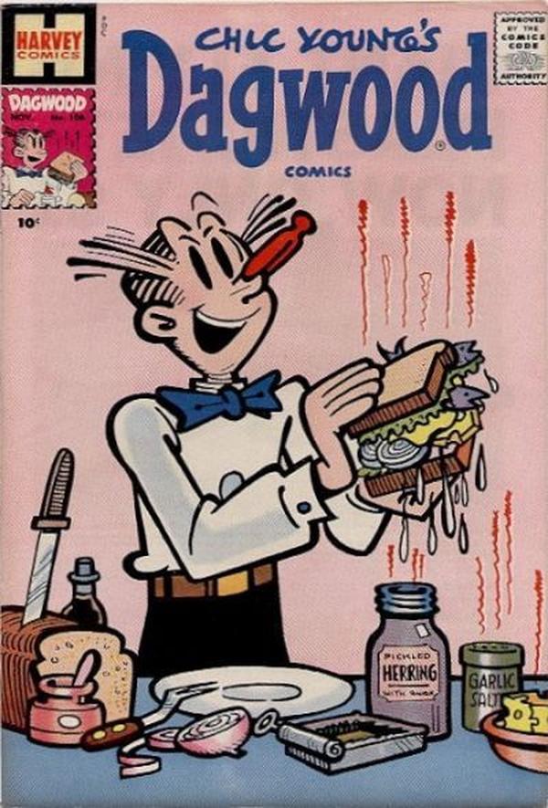 Chic Young's Dagwood Comics #106 cover